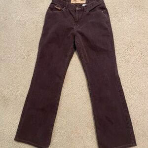 Eddie Bauer Dark Brown Bootcut Corduroy Pants